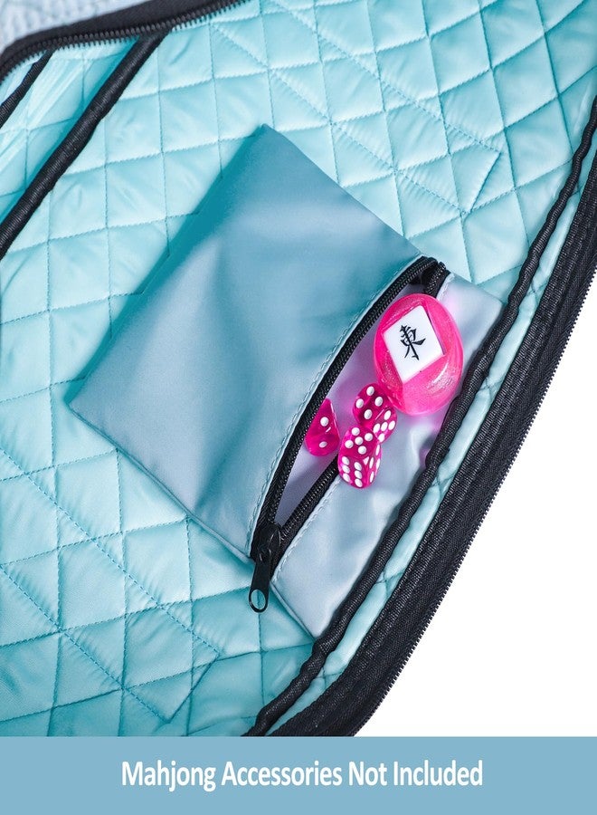Jongyance Empty Mahjong Bag(Blue) with A Mahjong Tile Bag And A Rack Bag, Mah-jongg Carrying Bag, Mahjong Accessory - Image 5